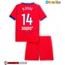 Otroške Nogometnih dresov Paris Saint-Germain Desire Doue #14 Tretji 2025-26 Kratki rokavi (+ hlače)